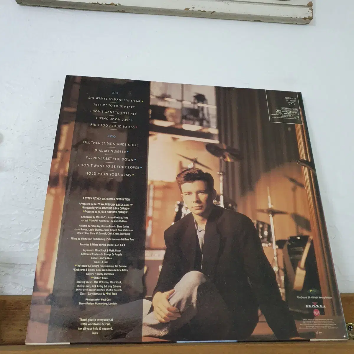 릭에슬리 RICK ASTLEY  LP