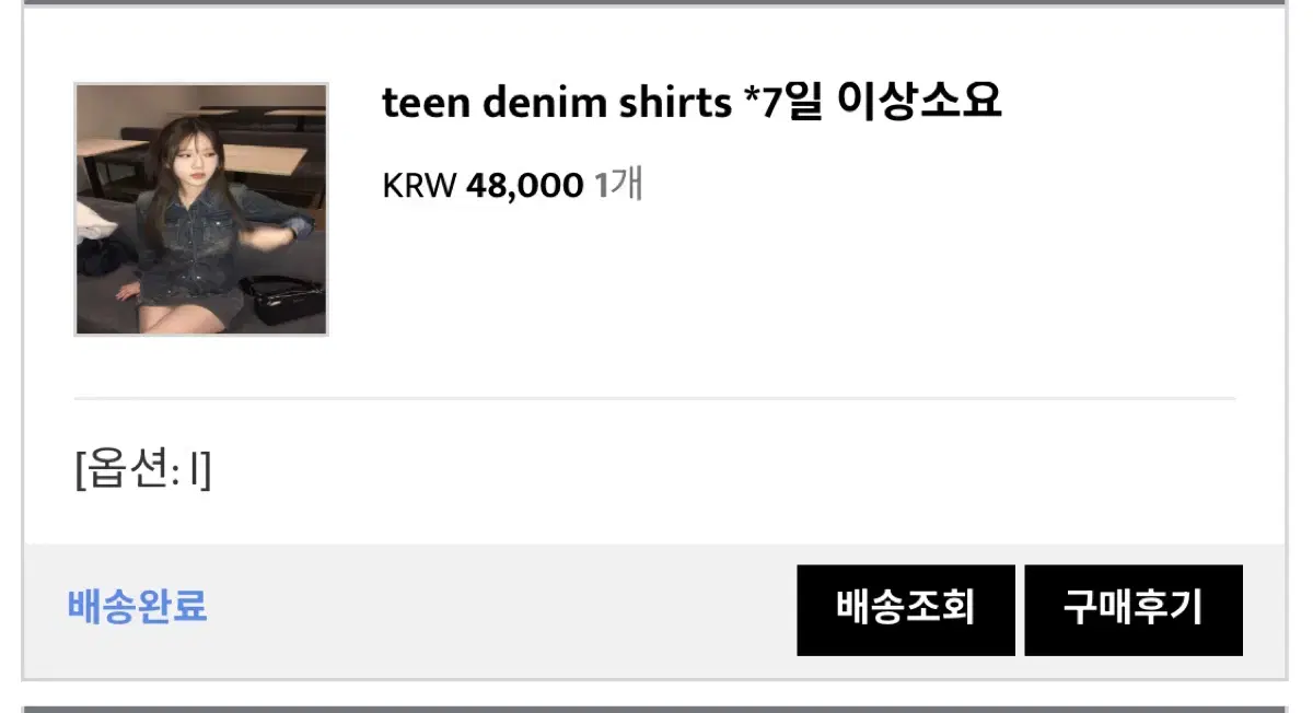 아워캐비넷 teen denim shirts L