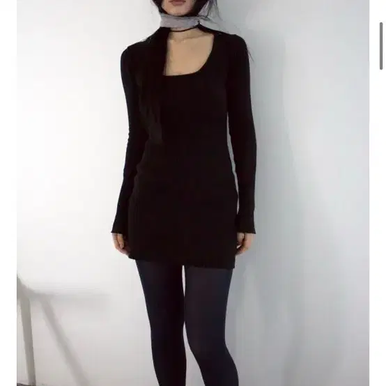 디에이디 slim line dress