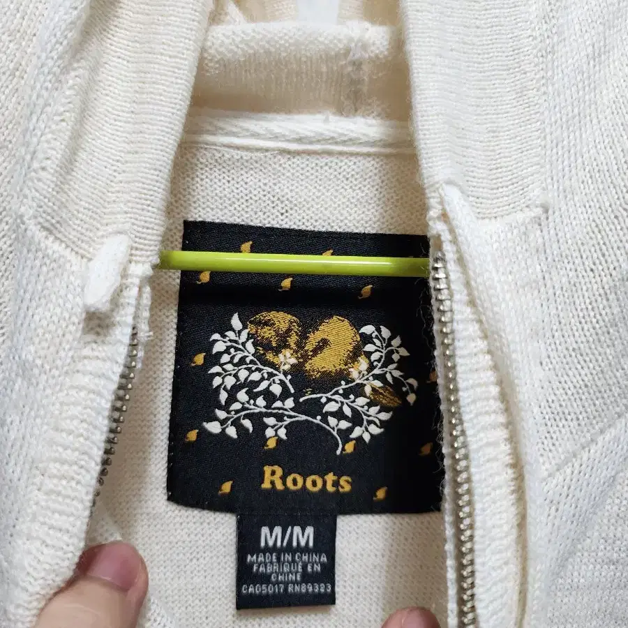 ROOTS CANADA 니트집업