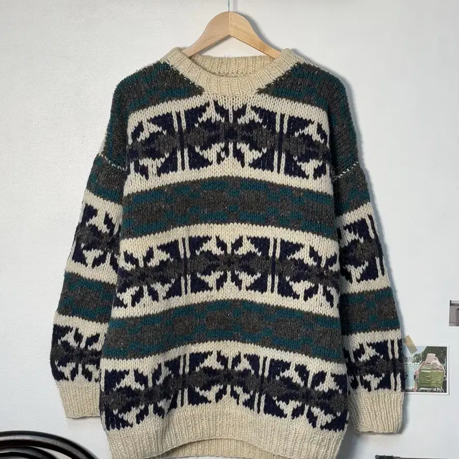 XXL/ Vintage Nordic Sweater/N49