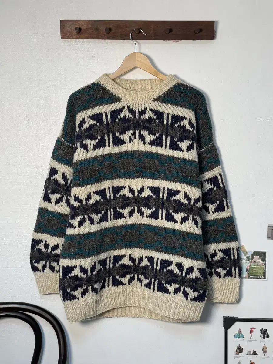 XXL/ Vintage Nordic Sweater/N49