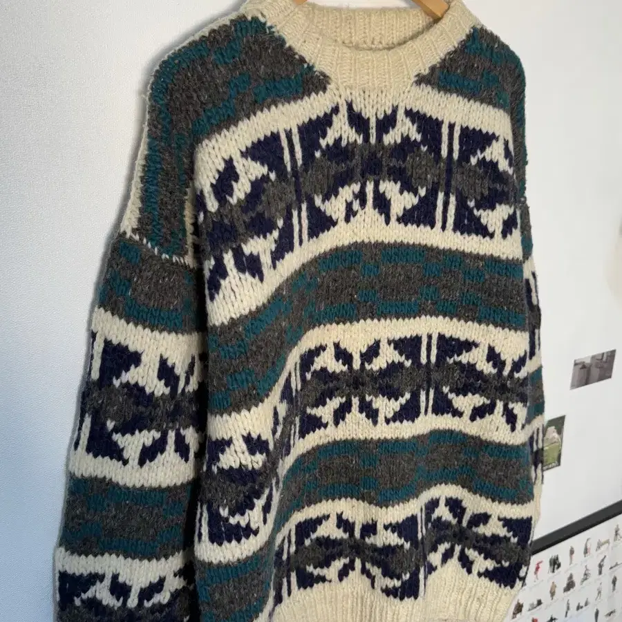 XXL/ Vintage Nordic Sweater/N49