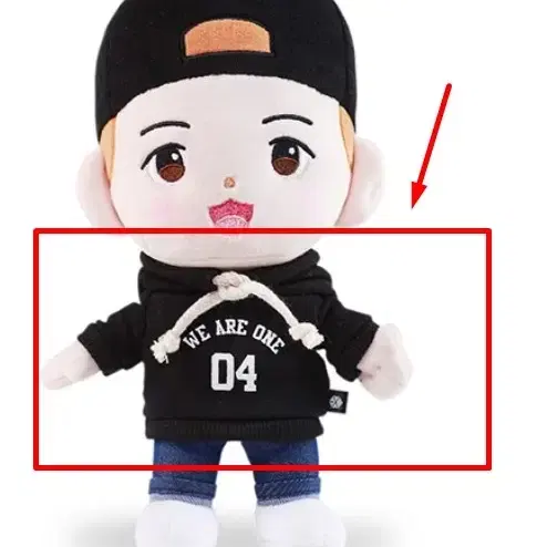 엑소 시우민 공식 인형 후드티 EXO Doll Hoodie