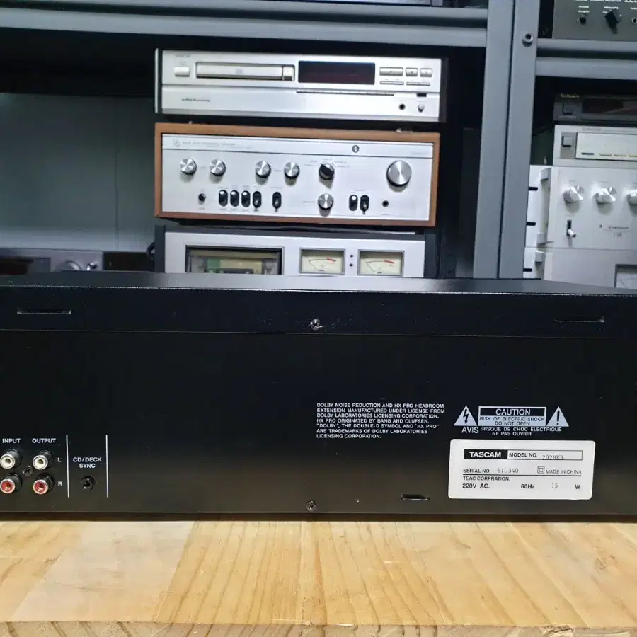 타스캄 더블 카세트데크 TASCAM 202MK3