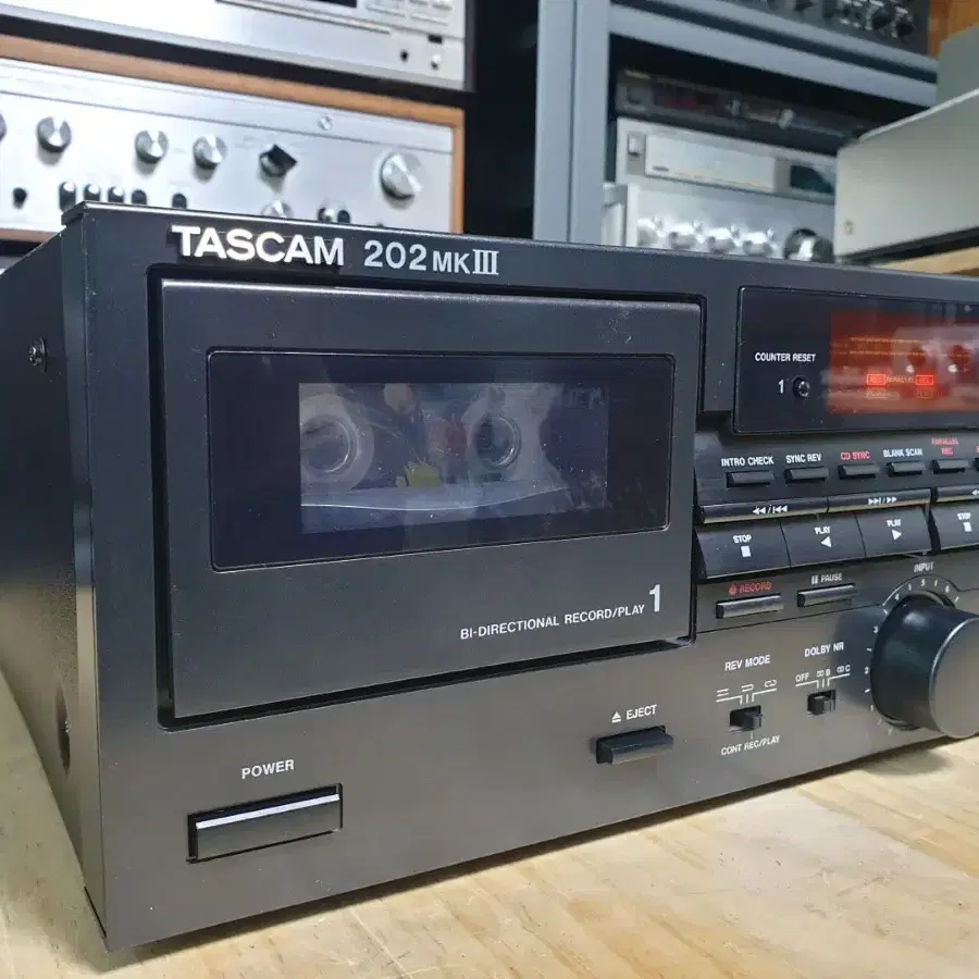 타스캄 더블 카세트데크 TASCAM 202MK3