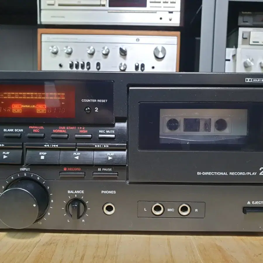 타스캄 더블 카세트데크 TASCAM 202MK3