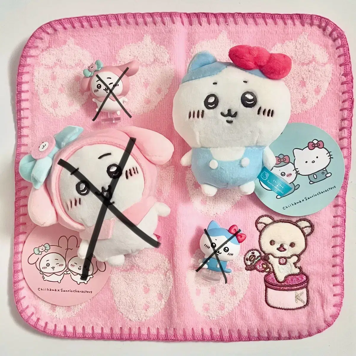 Chiikawa Hachiware Sanrio Kitty My Melody Collaboration doll Figures