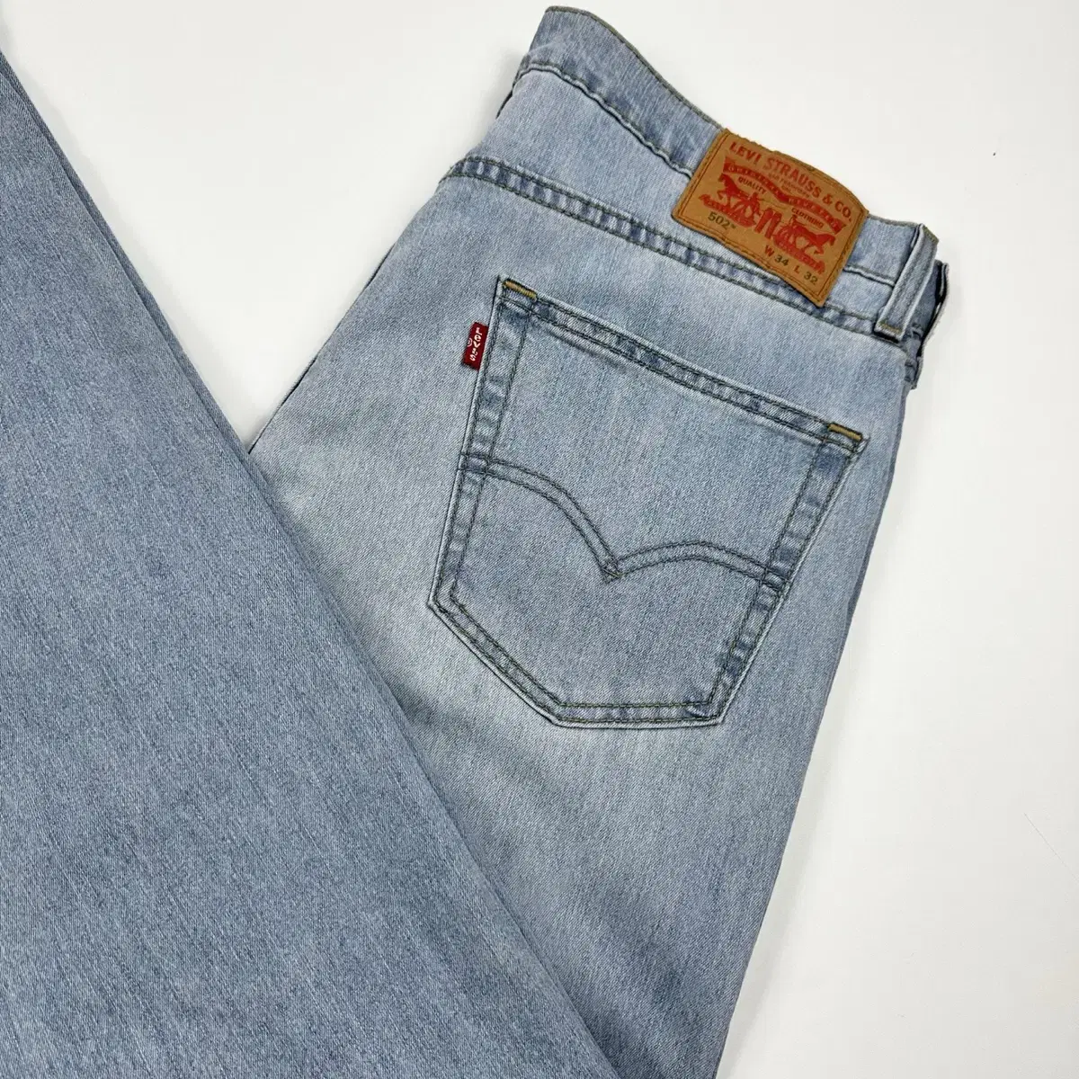 Levi's 502 Original Light Blue Denim Pants (34")