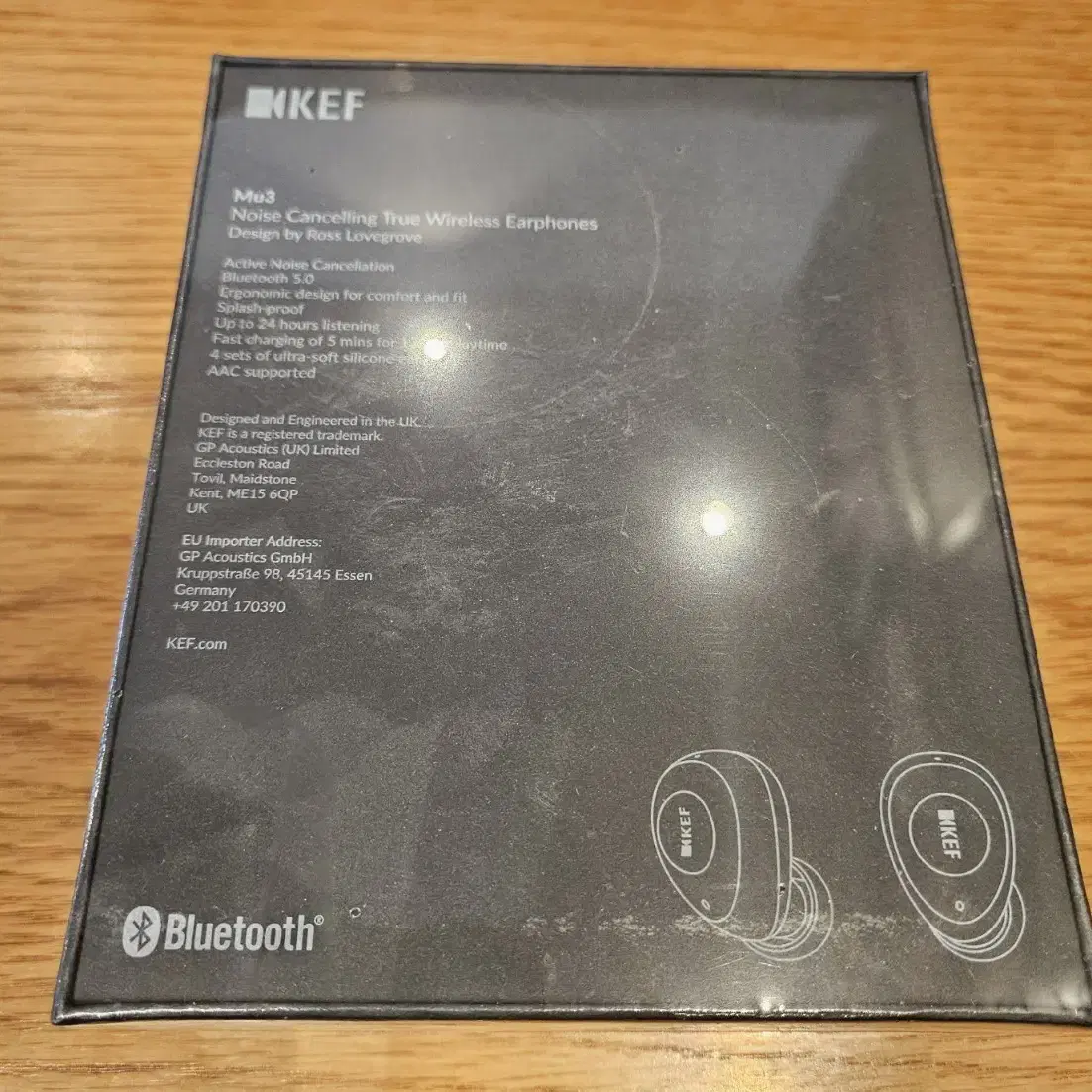 KEF(케프) MU3 블루투스 정품 이어폰 판매해요 (15만원)