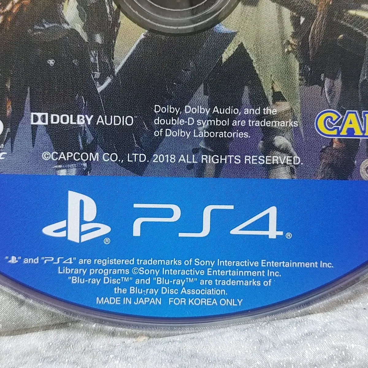 ps4 몬스터헌터 월드  한국정발 cd만