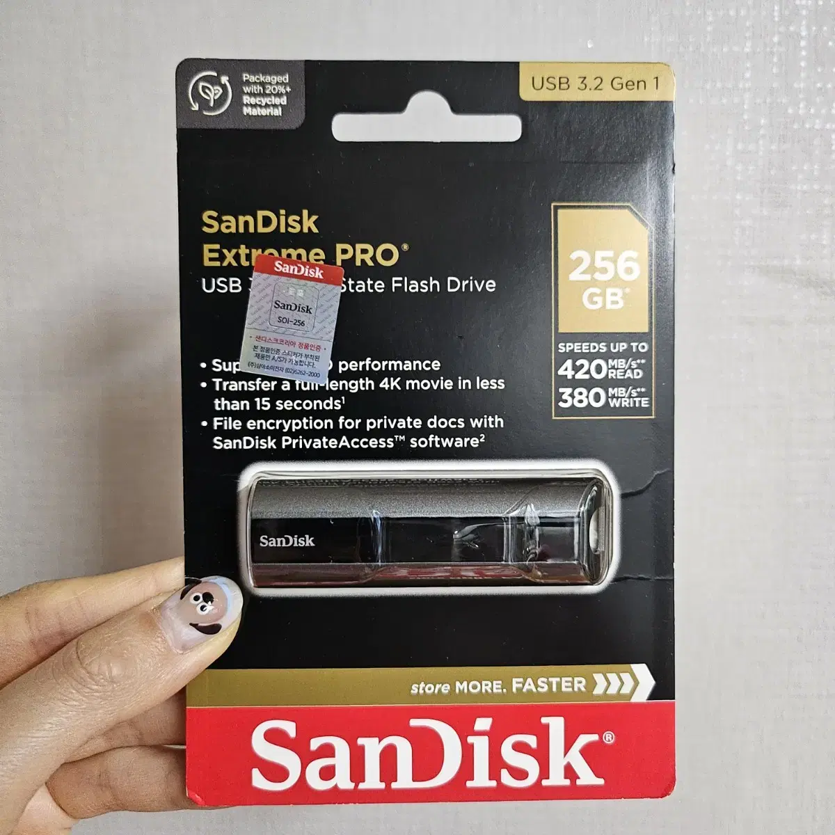 [미개봉] SanDisk Extreme PROUSB 3.2