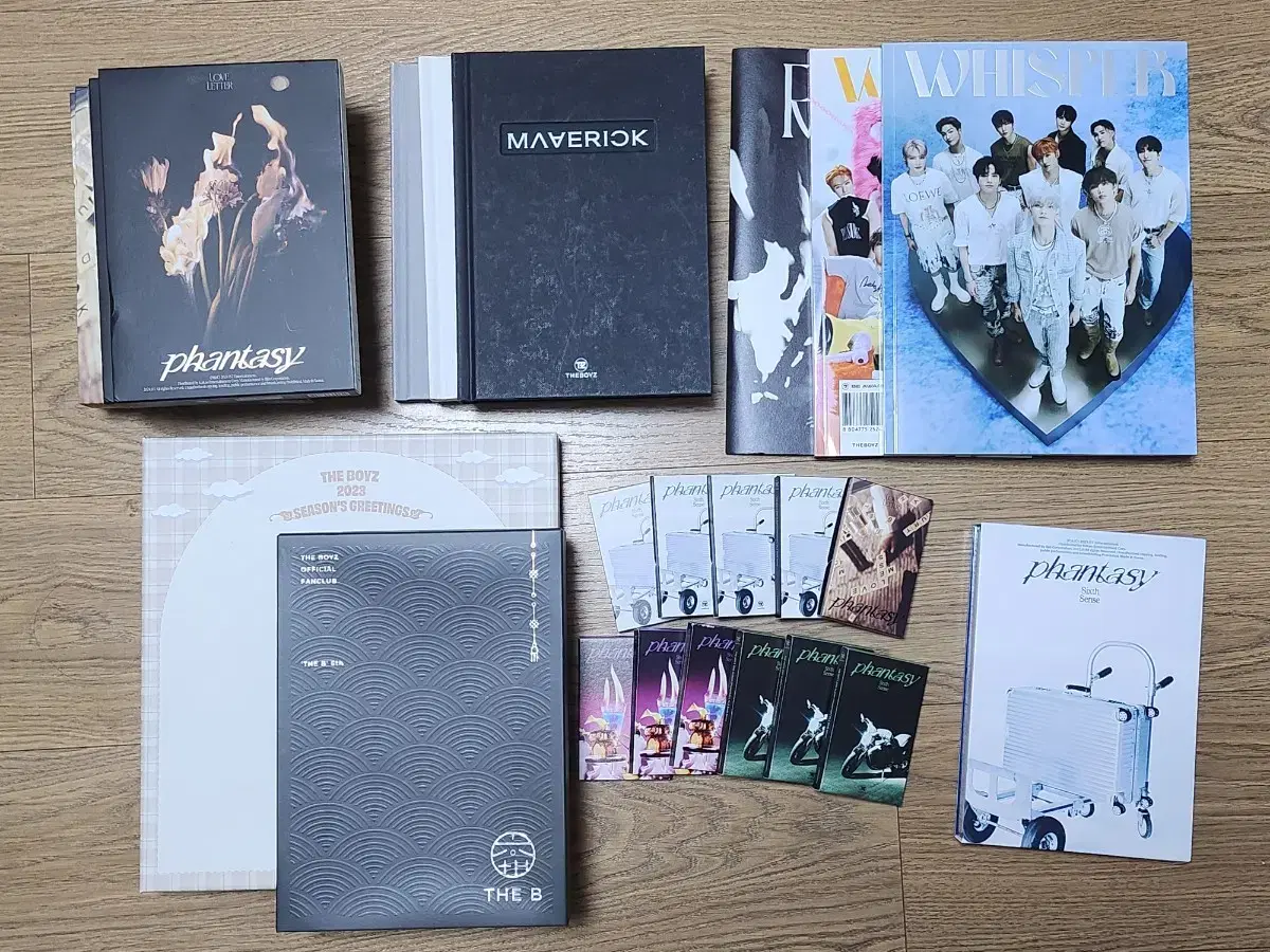 The Boyz Album & Season's Greetings & Derby 6th Membership kit bulk sell WTS