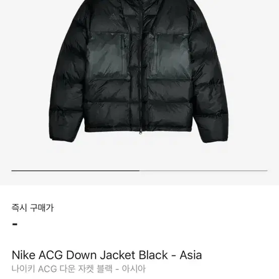 Nike ACG Down Jacket Black