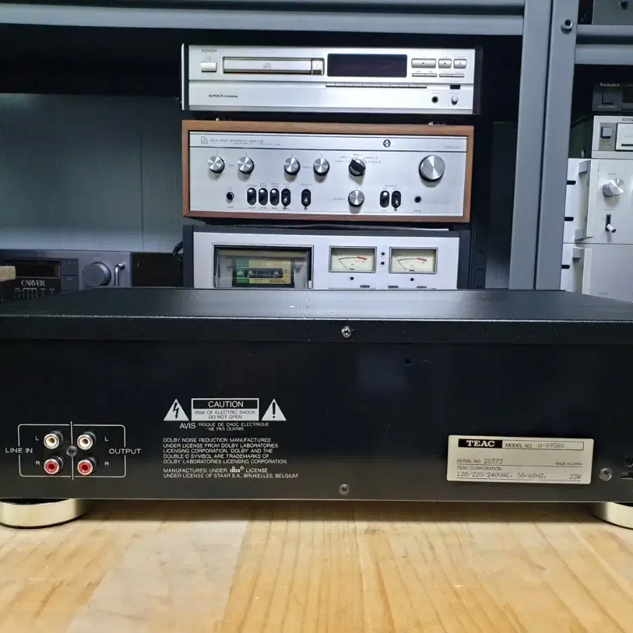 티악 더블 카세트데크 TEAC W-995RX