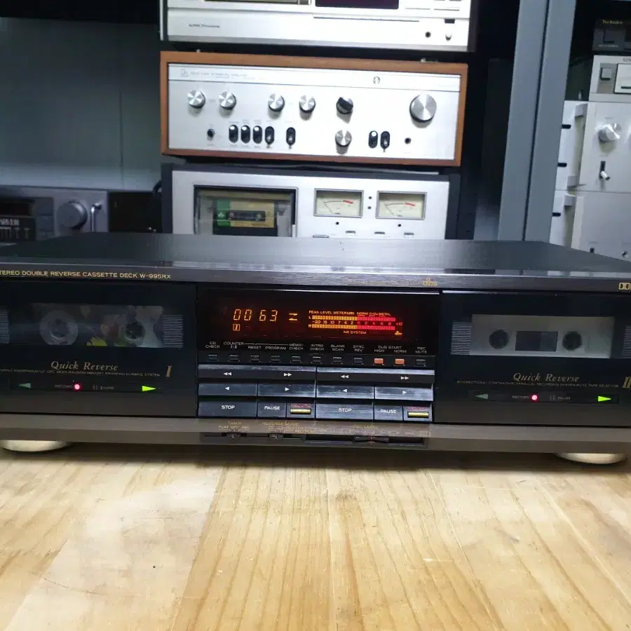 티악 더블 카세트데크 TEAC W-995RX