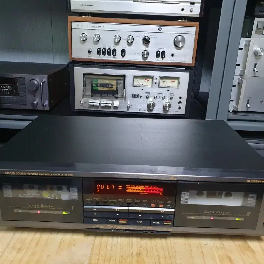 티악 더블 카세트데크 TEAC W-995RX