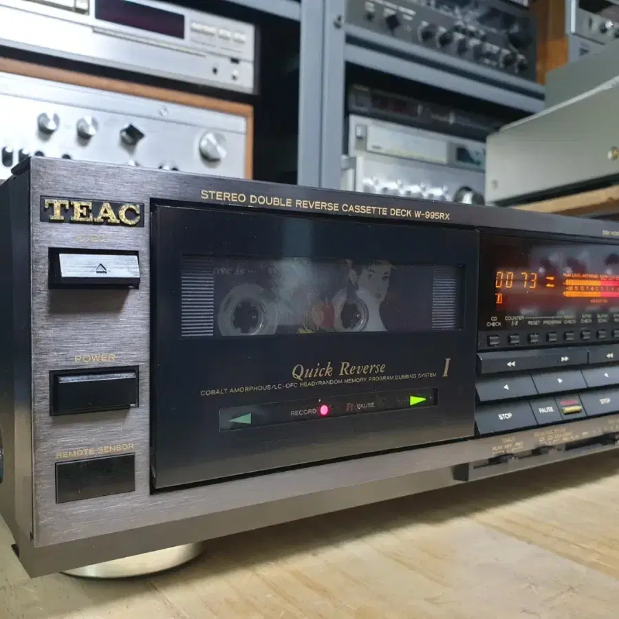 티악 더블 카세트데크 TEAC W-995RX