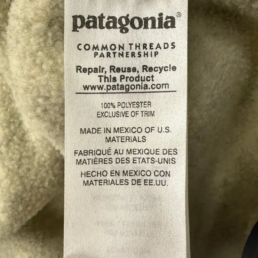 Patagonia 파타고니아 신칠라 오트밀 스냅 플리스