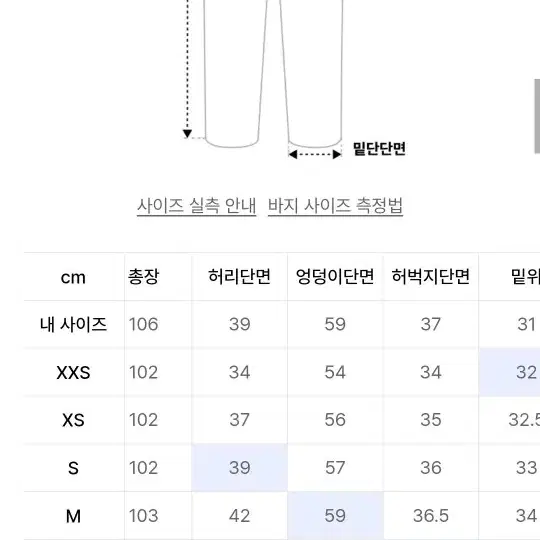 어반드레스 그레이 카고 데님 L