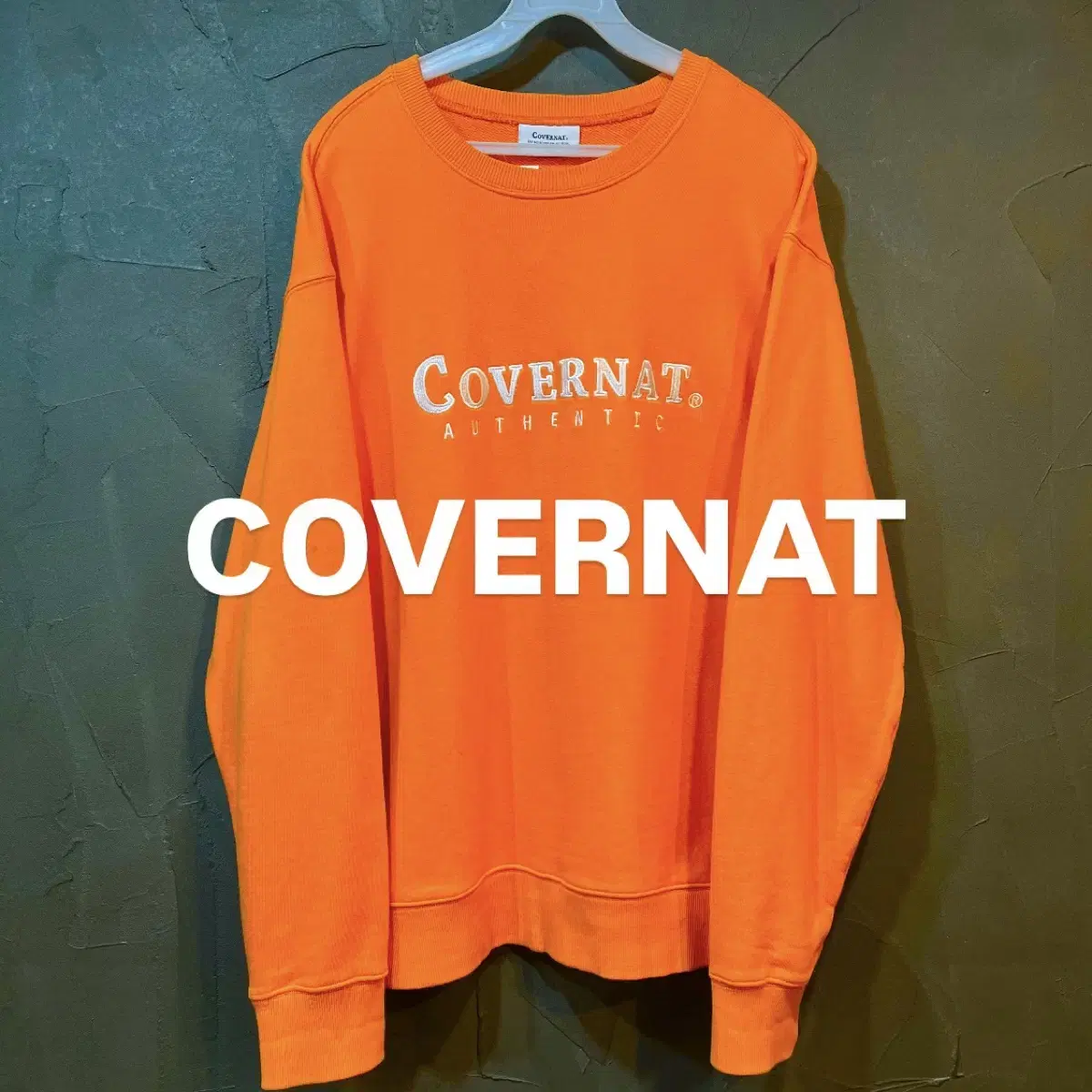 [L] COVERNAT 커버낫 스웻 셔츠