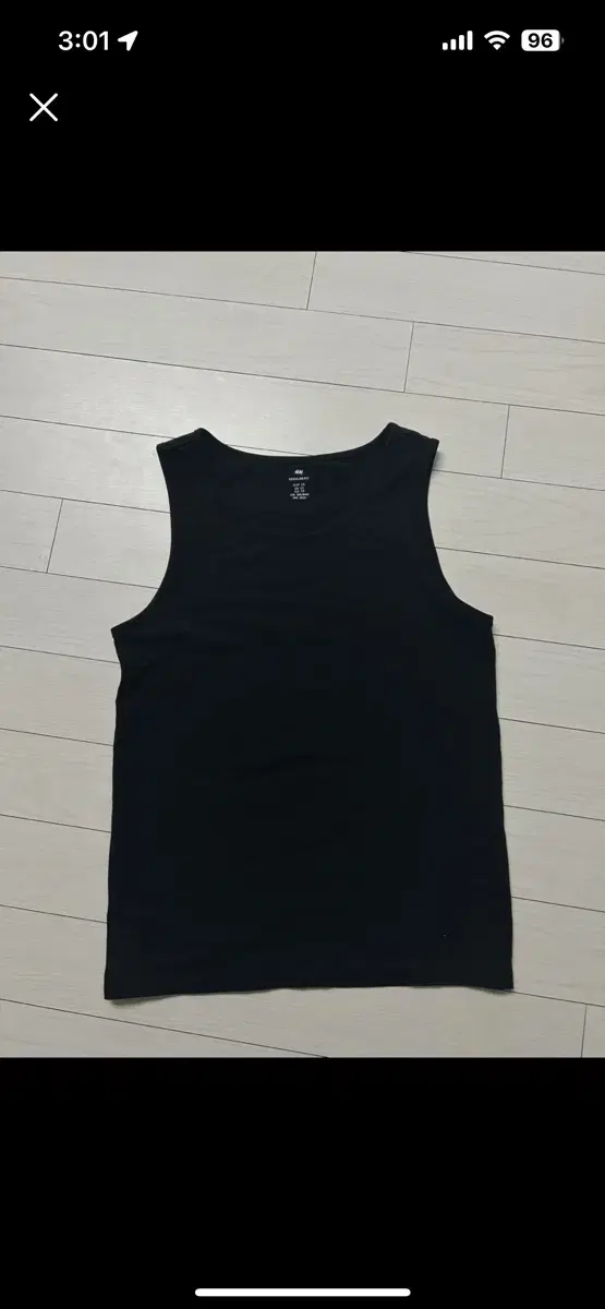 New Arrivals H&M Men's Sleeveless Top Sleeveless Black XS