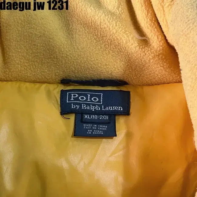 XL(18-20) POLO JUMPER 폴로 패딩 점퍼