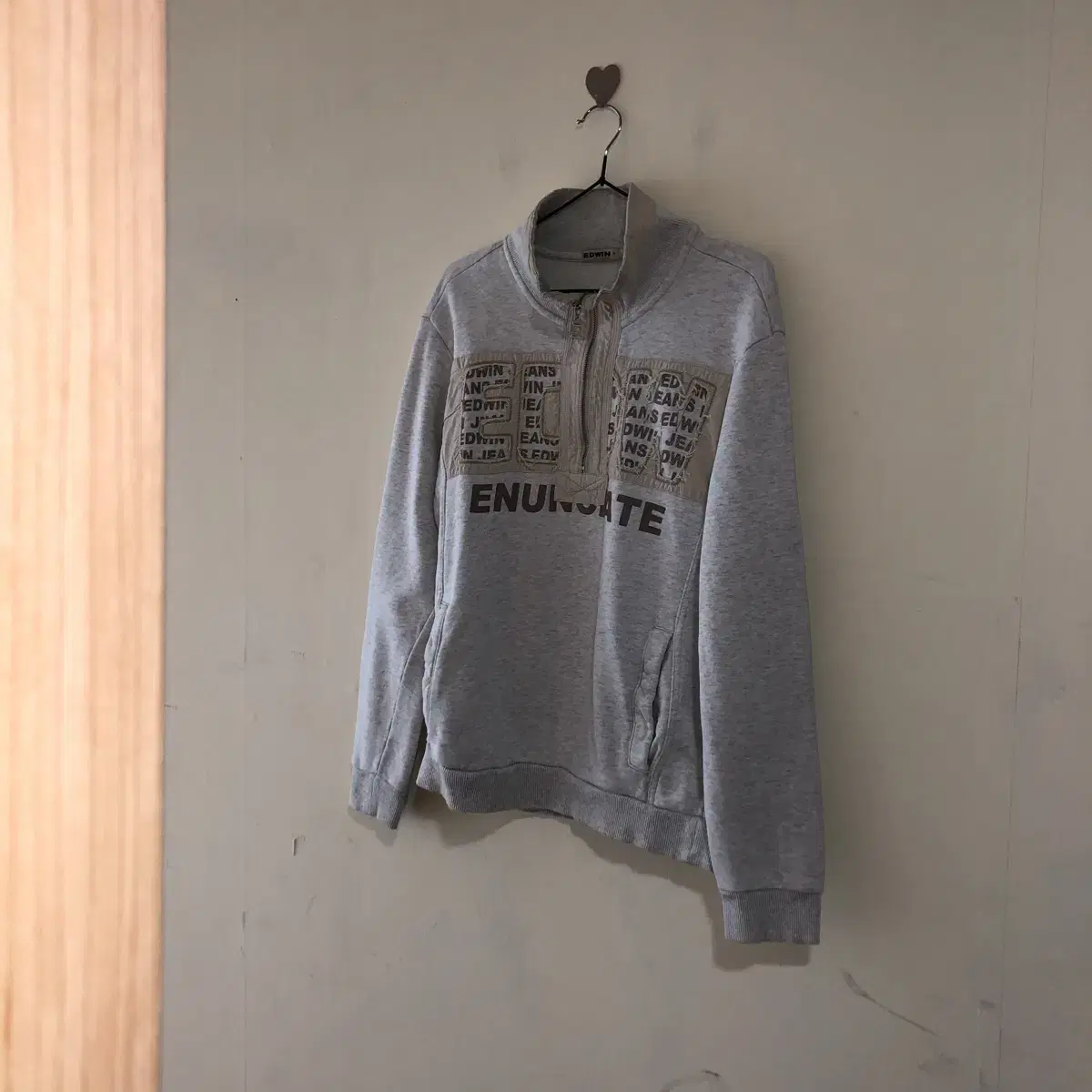 Vintage EDWIN Half Zip Up Sweatshirt