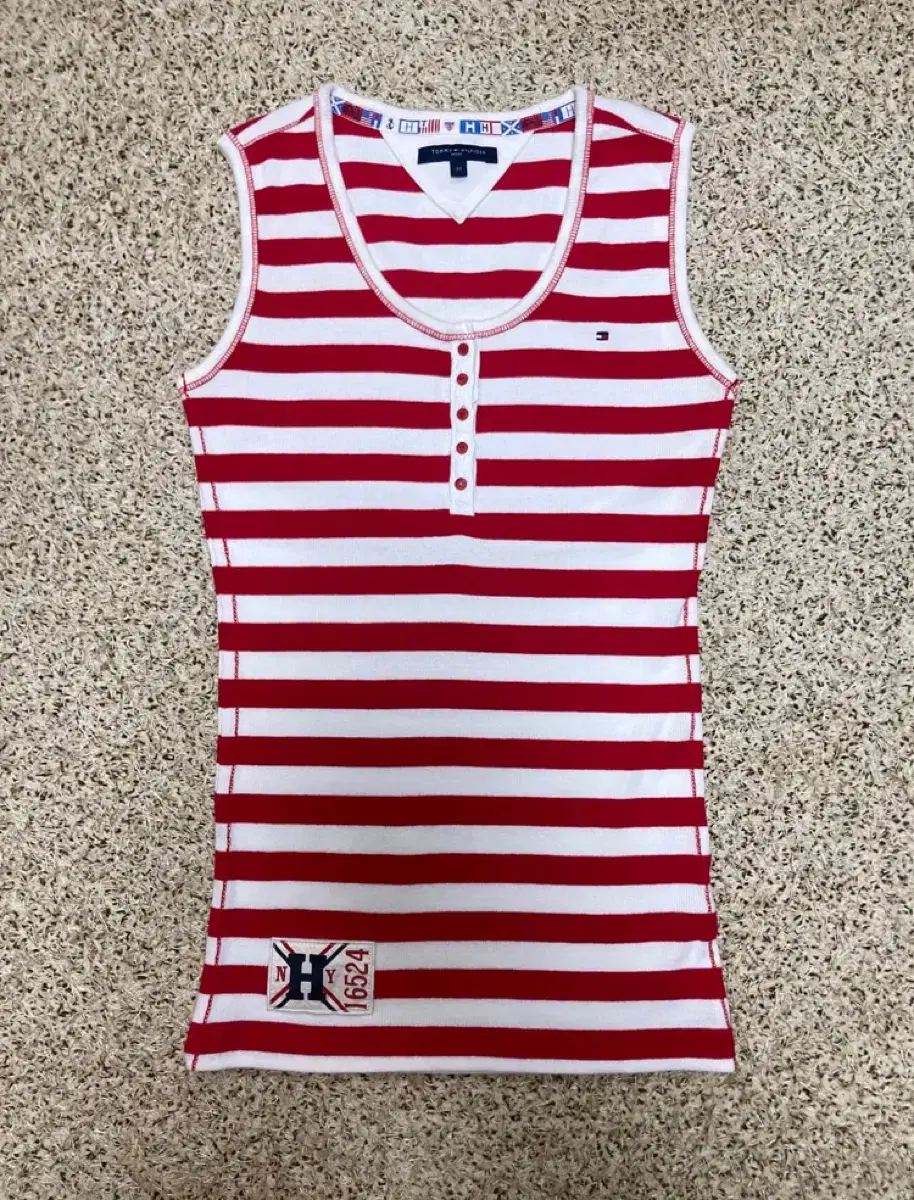 Tommy Hilfiger striped sleeveless 타미힐피거