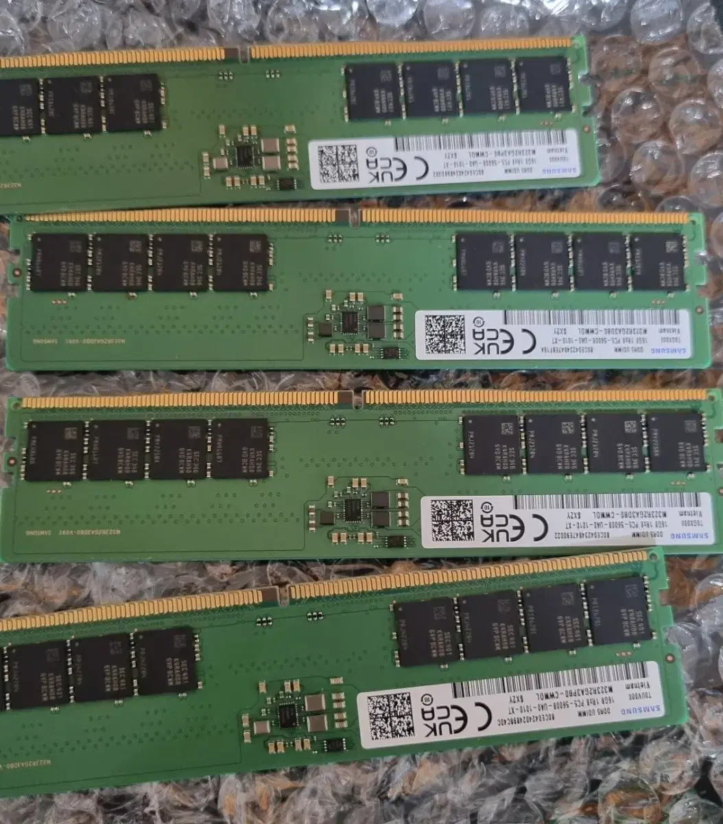 삼성 메모리 DDR5 16GB 4개 삼성 램