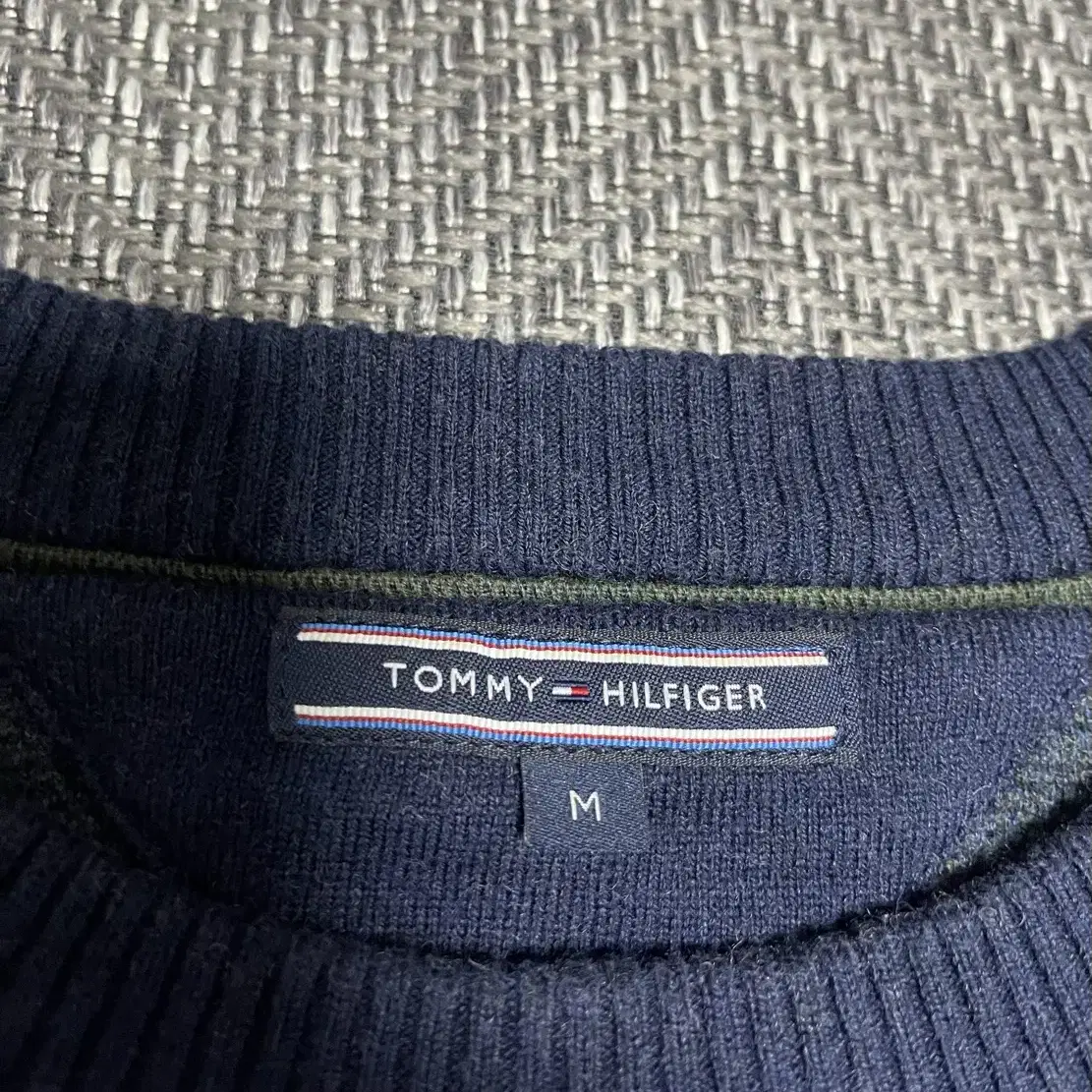 M] 타미(TOMMY HILFIGER) 양모라운드 니트