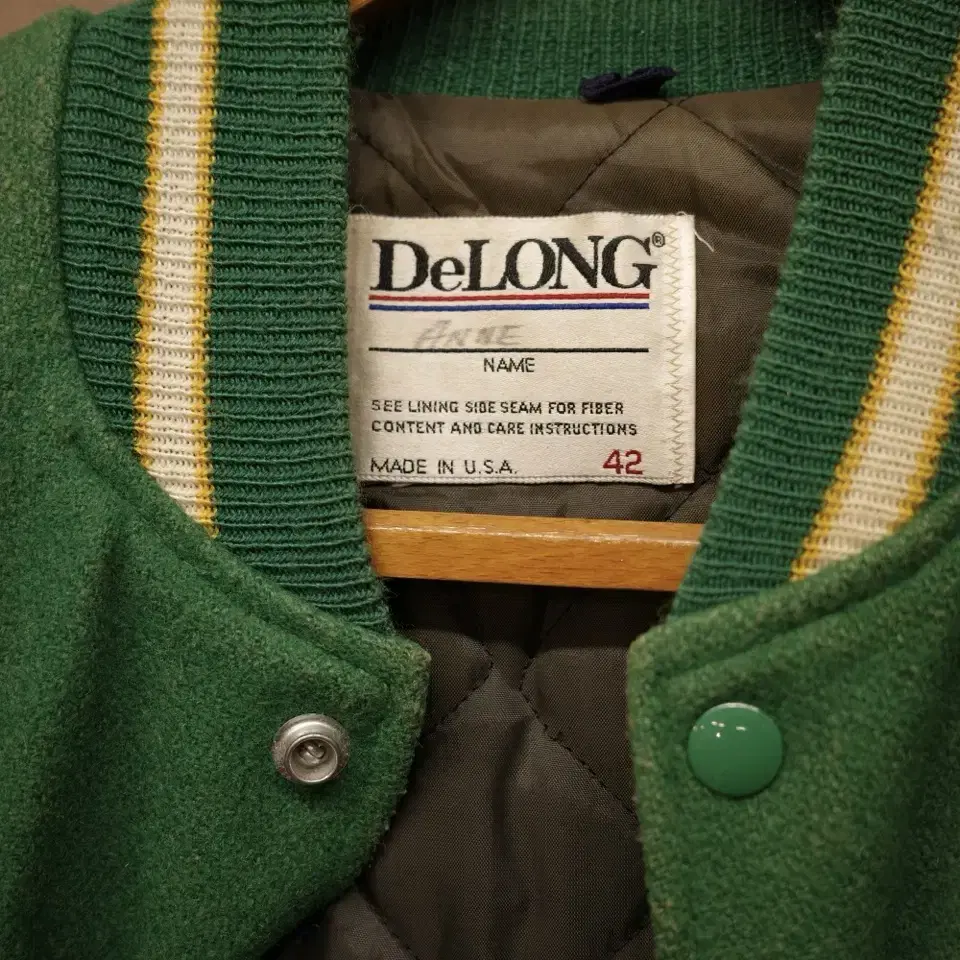 80s Delong Wool Varsity Jacket