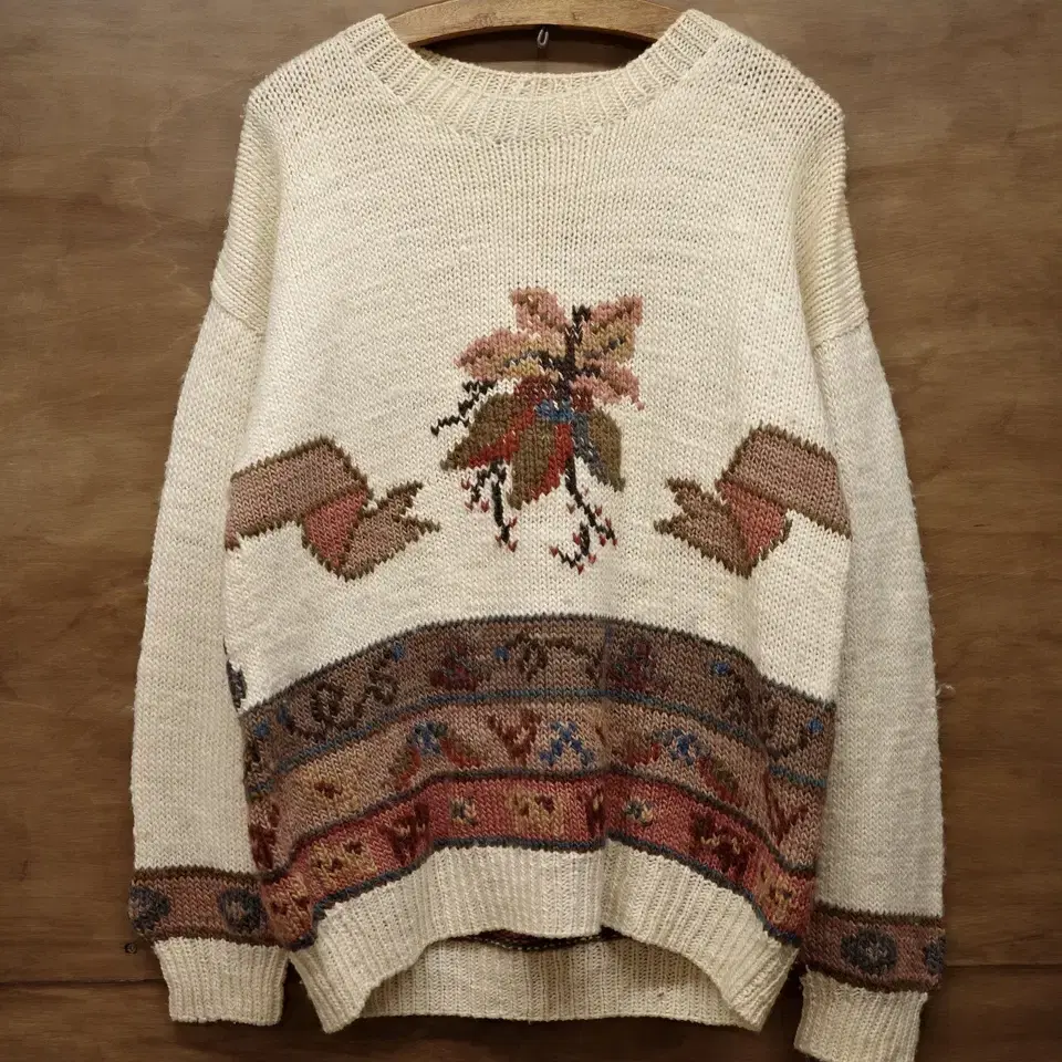 vintage native gaucho hand knit