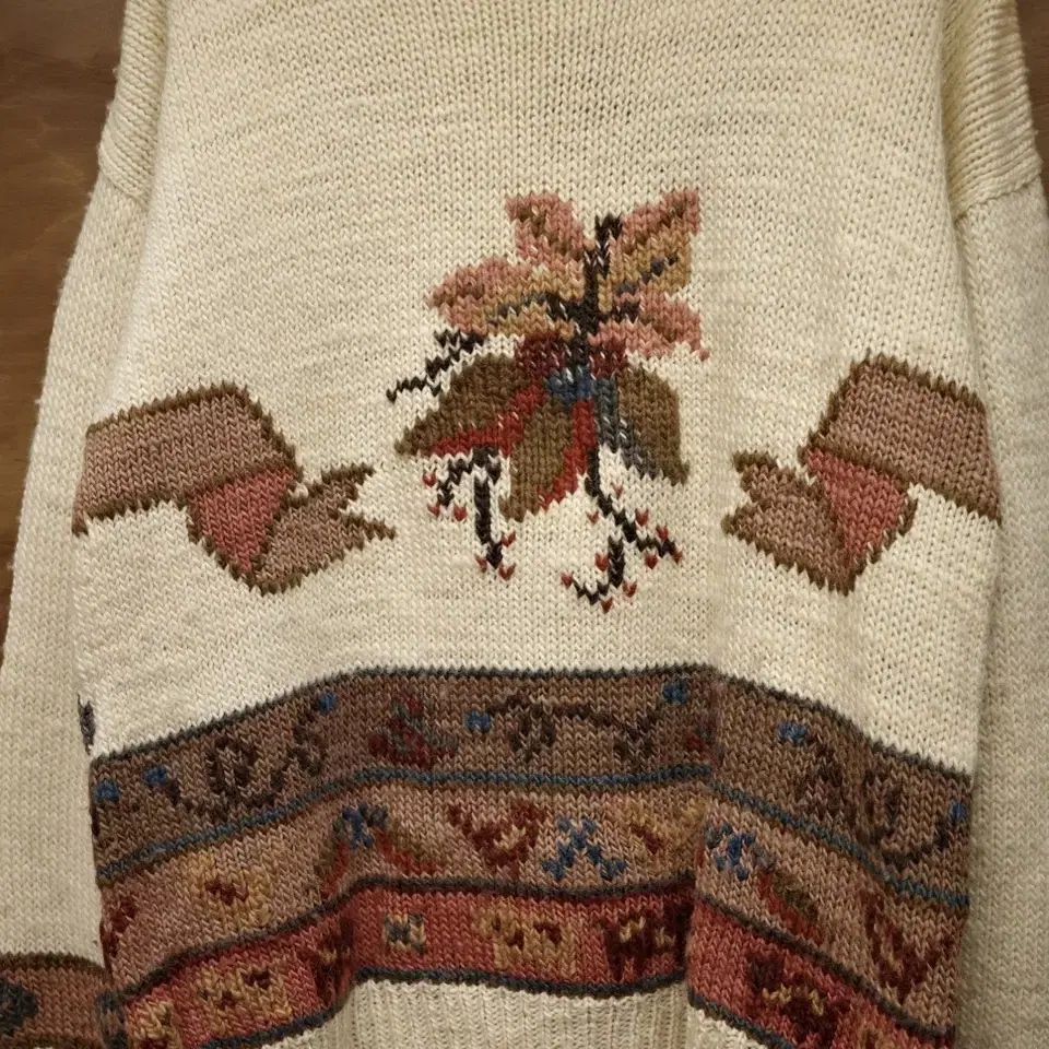 vintage native gaucho hand knit