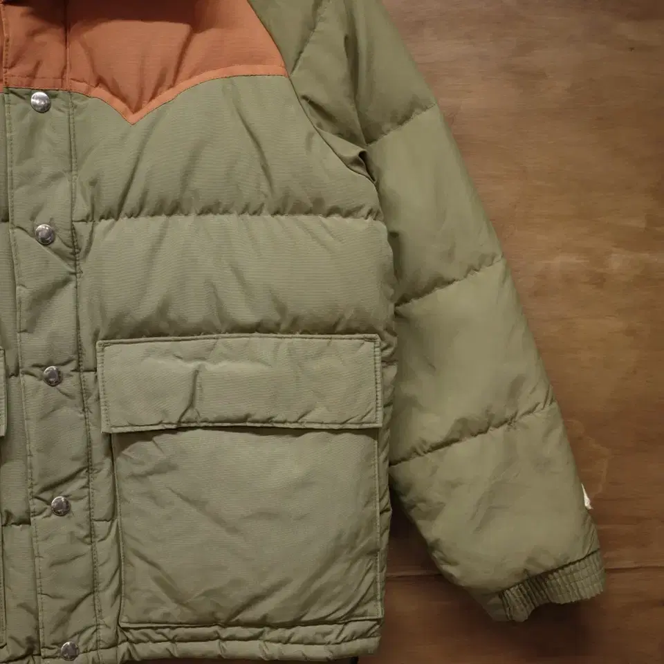 70s camel Down goose down western jacket