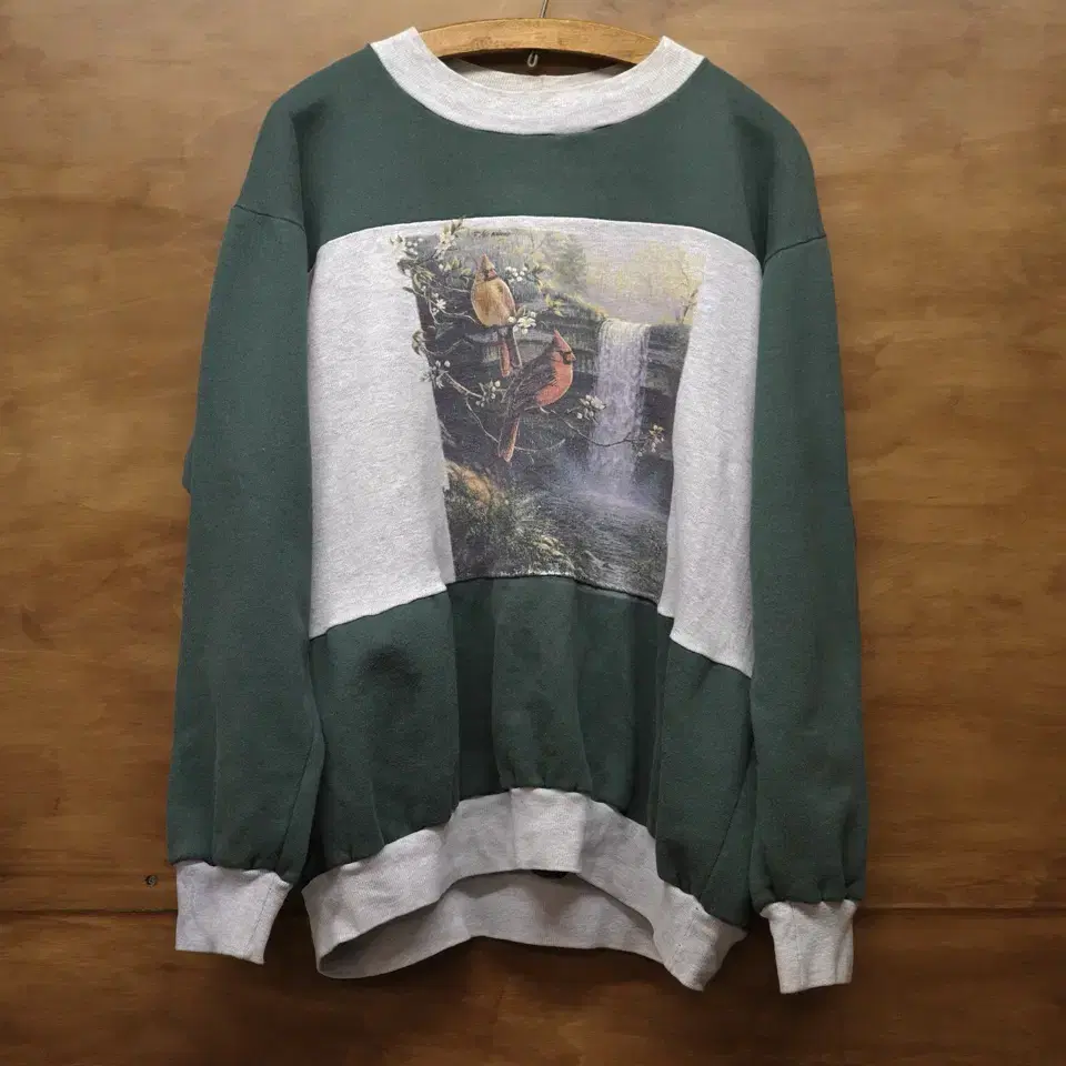 80s Nature Pattern Two tone sweatshirts