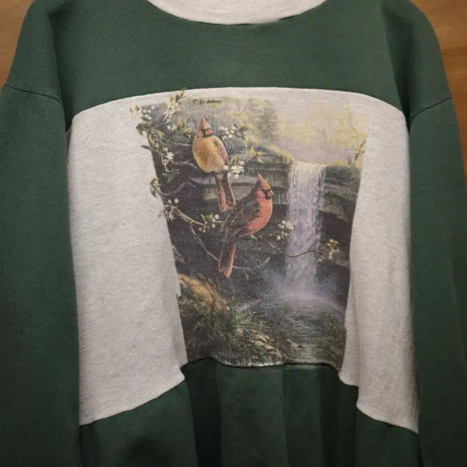 80s Nature Pattern Two tone sweatshirts