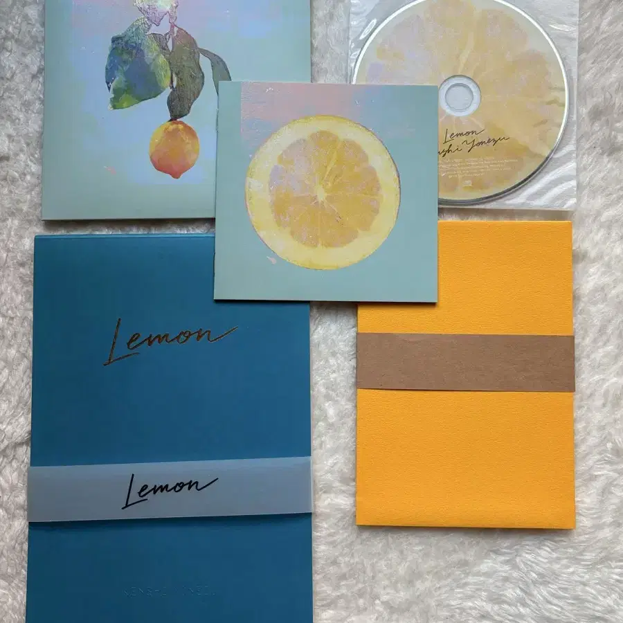 요네즈 켄시 초회한정반 레몬 Lemon 앨범 편지지 레몬반