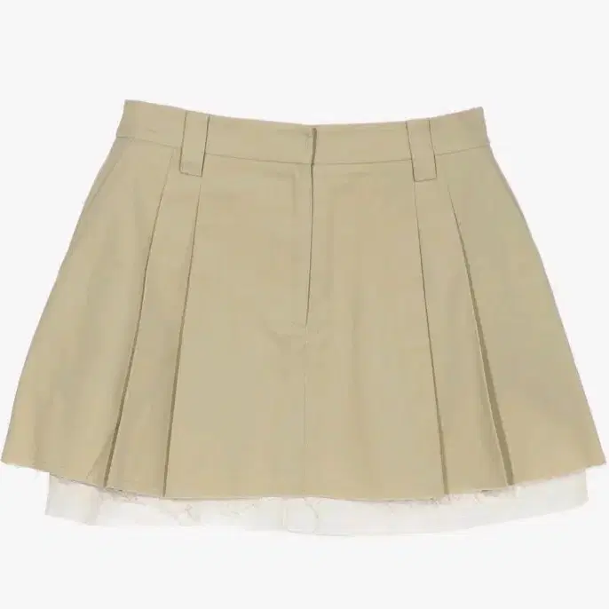 레이브 pleated mini skirt