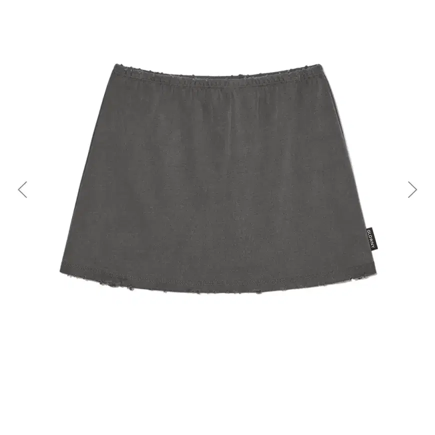 글로니 ARCTIC PIGMENT MINI SKIRT (CHARCOAL)