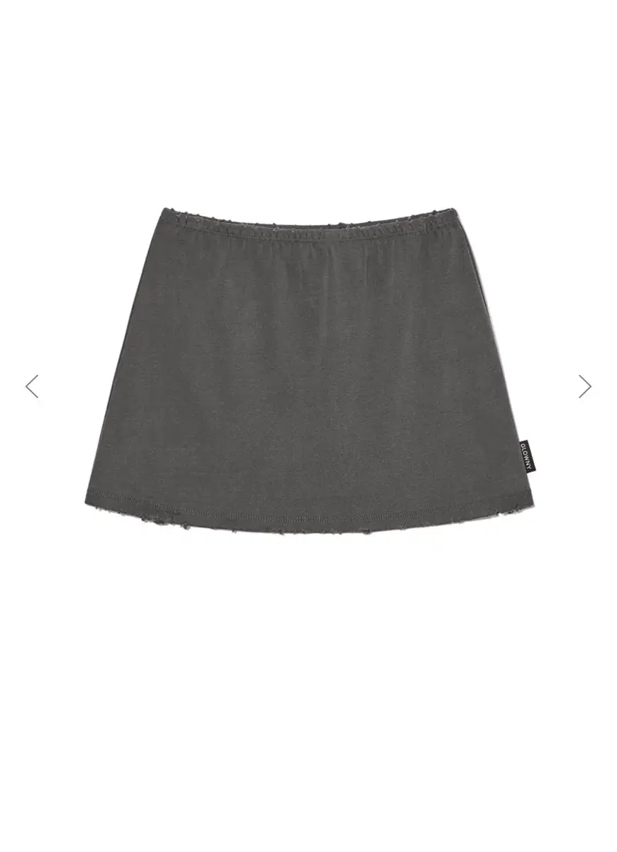 글로니 ARCTIC PIGMENT MINI SKIRT (CHARCOAL)