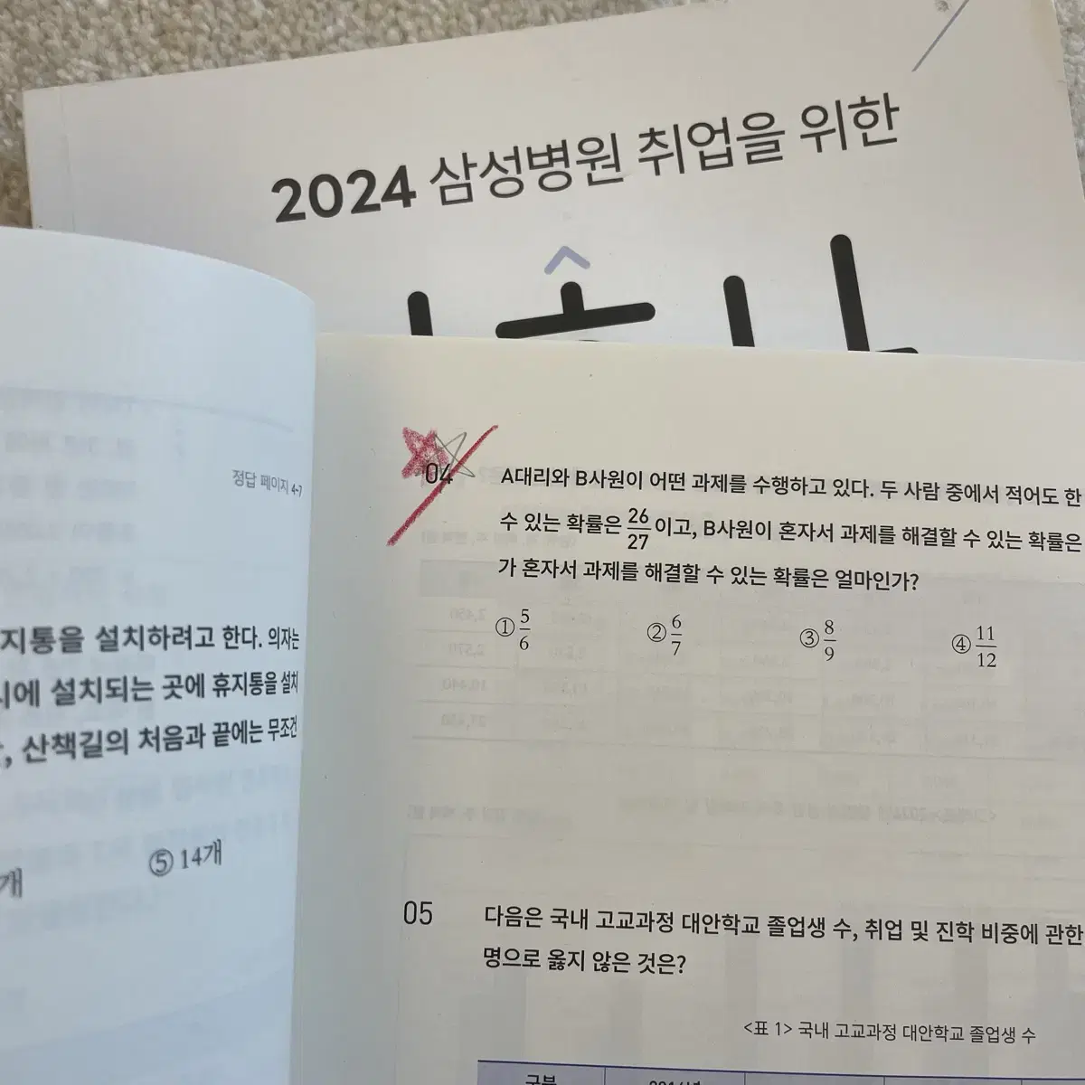 2024 홍지문 파랑이 간호사 gsat