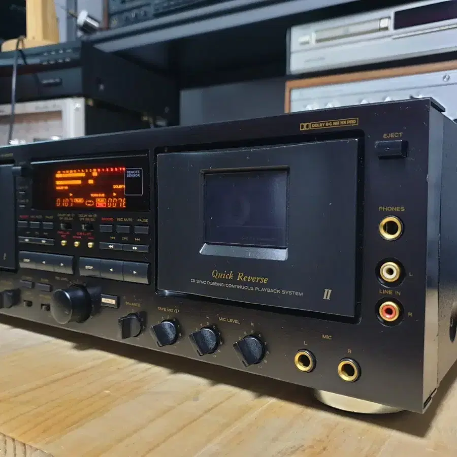 티악 더블 카세트데크 TEAC W-6000R (1)