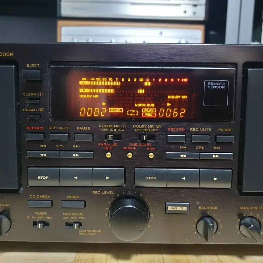 티악 더블 카세트데크 TEAC W-6000R (1)