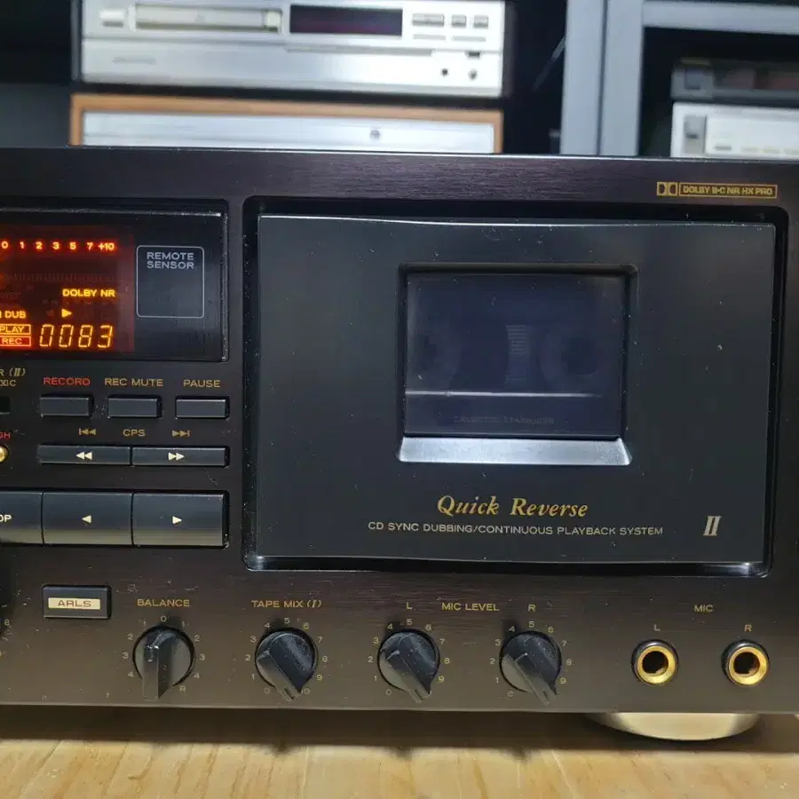 티악 더블 카세트데크 TEAC W-6000R (1)