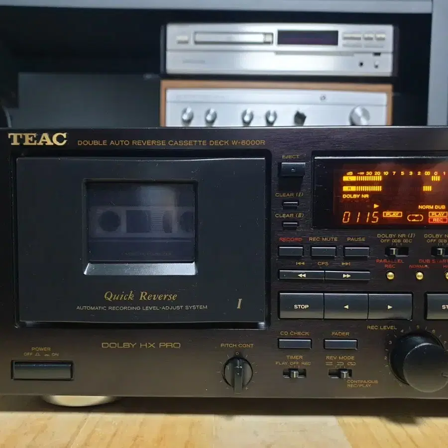 티악 더블 카세트데크 TEAC W-6000R (1)