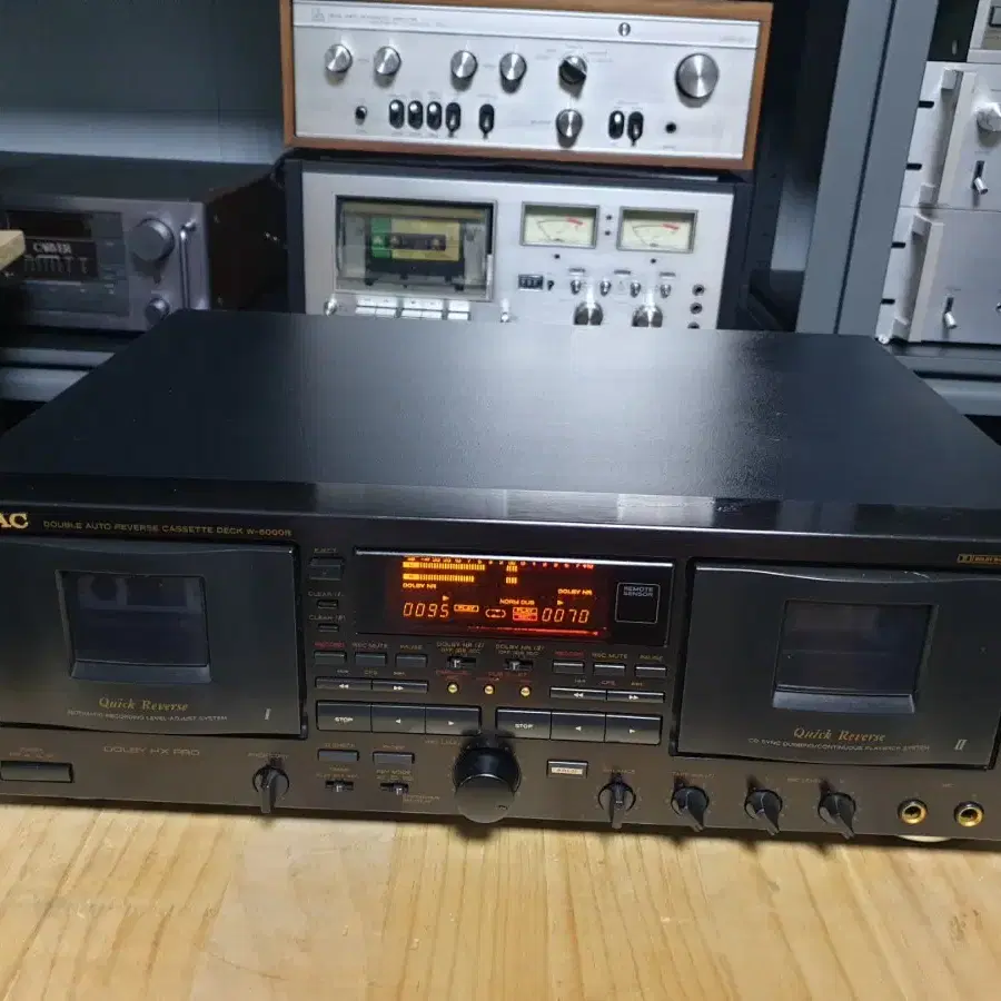 티악 더블 카세트데크 TEAC W-6000R (1)