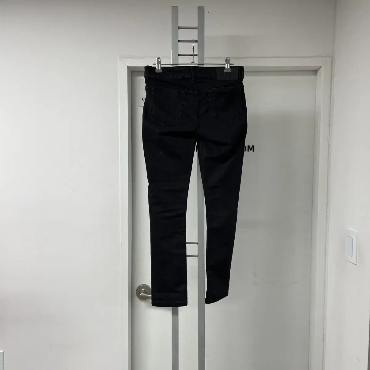 Pierre Balmain Black Denim Trousers 240 (W)