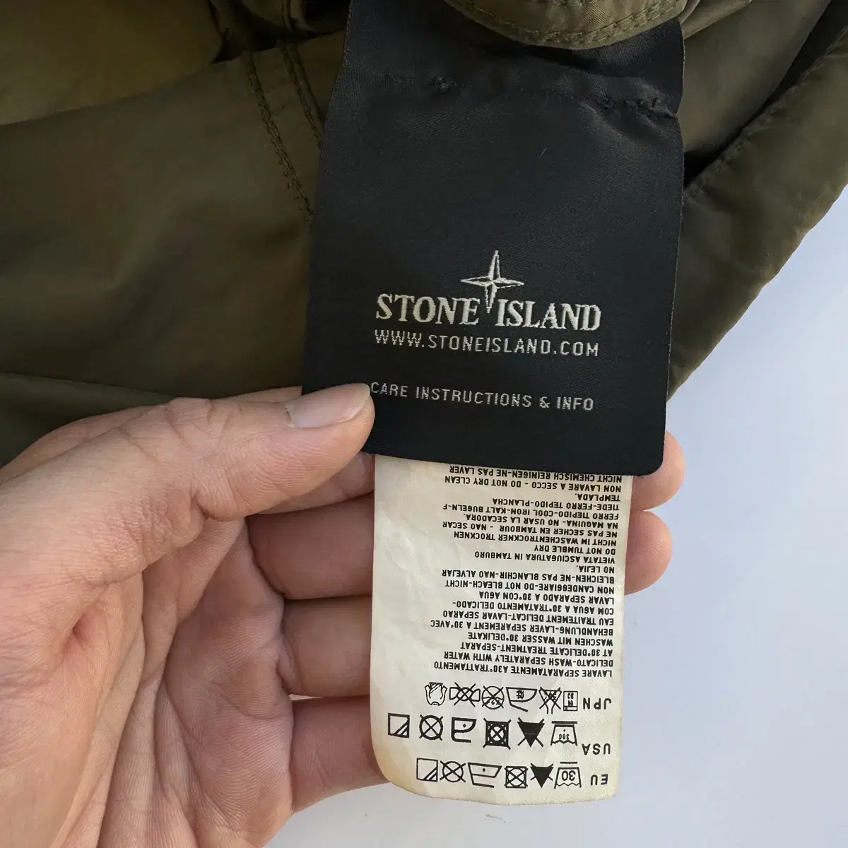 Stone Island  스톤아일랜드 다비드 나일론 밀리터리 2-way