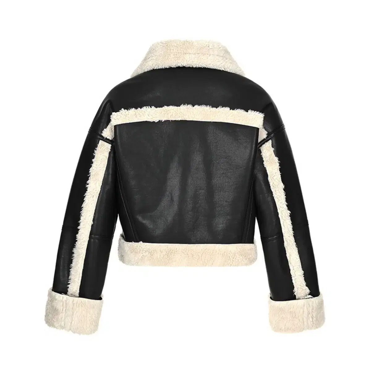 리메크 Wide Collar Shearling Jacket 무스탕 자켓